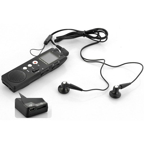携帯電話用 Bluetoothハンズフリーボイスレコーダー 8GB DVR-189