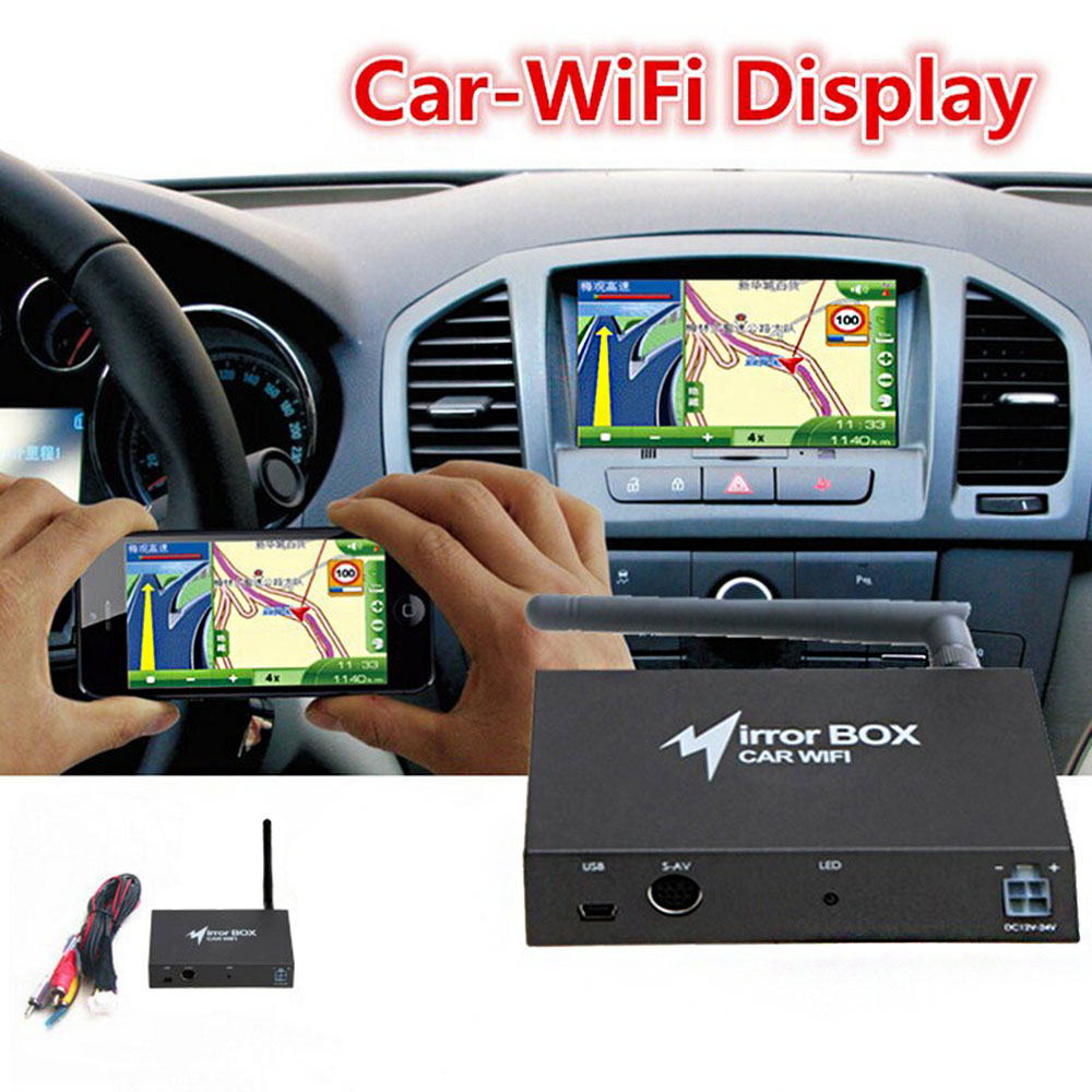 カーナビ Wi-Fi ワイヤレス スマート ミラーリング リンク ボックス Mirror BOX