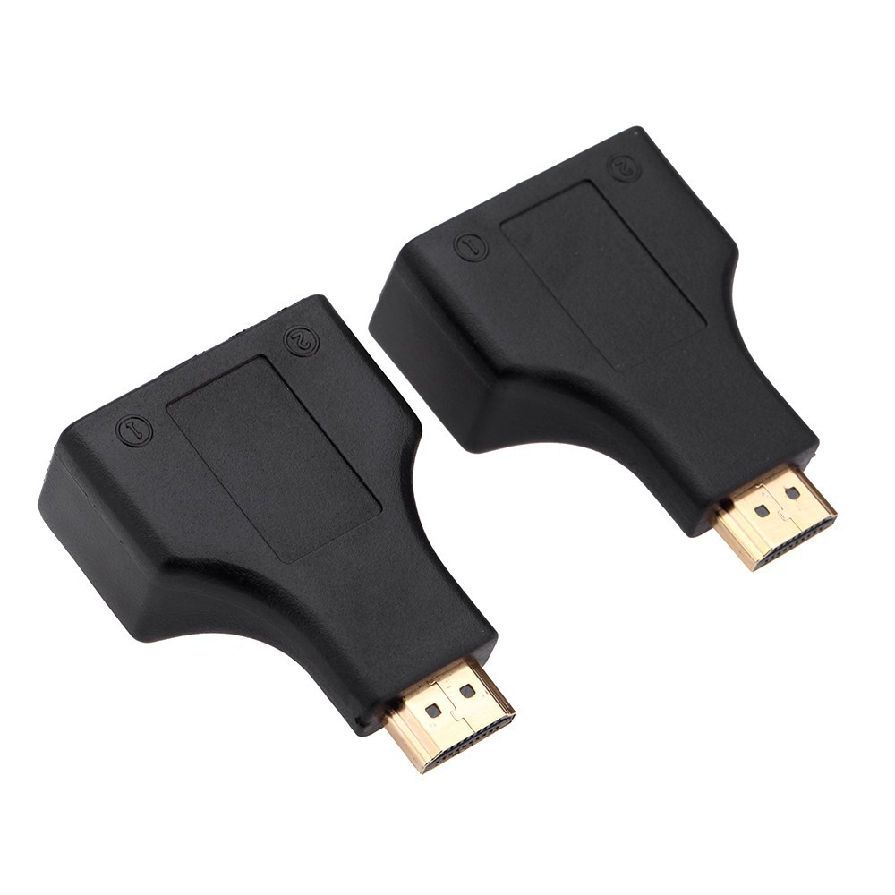 HDMI デュアル RJ45 CAT5E CAT6 1080P 30m エクステンダー リピーター コンバーター