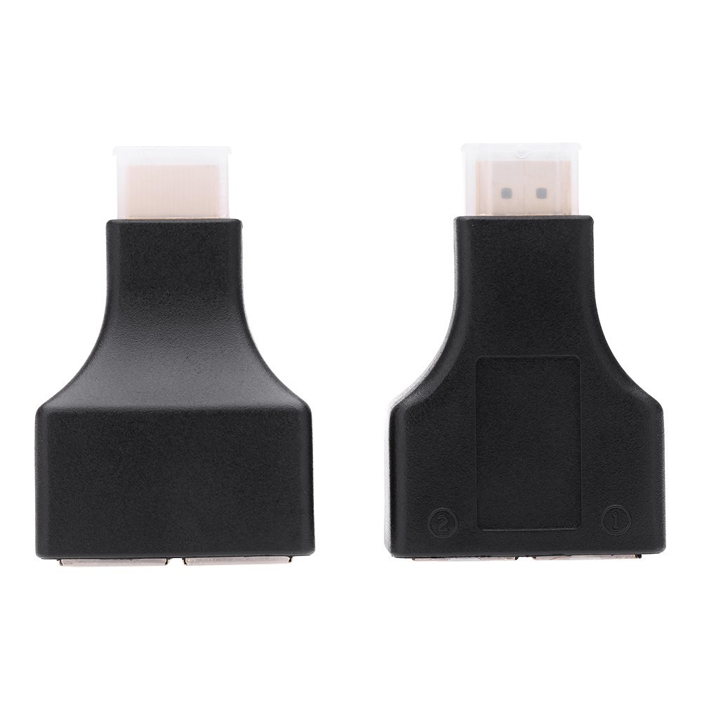 HDMI デュアル RJ45 CAT5E CAT6 1080P 30m エクステンダー リピーター コンバーター