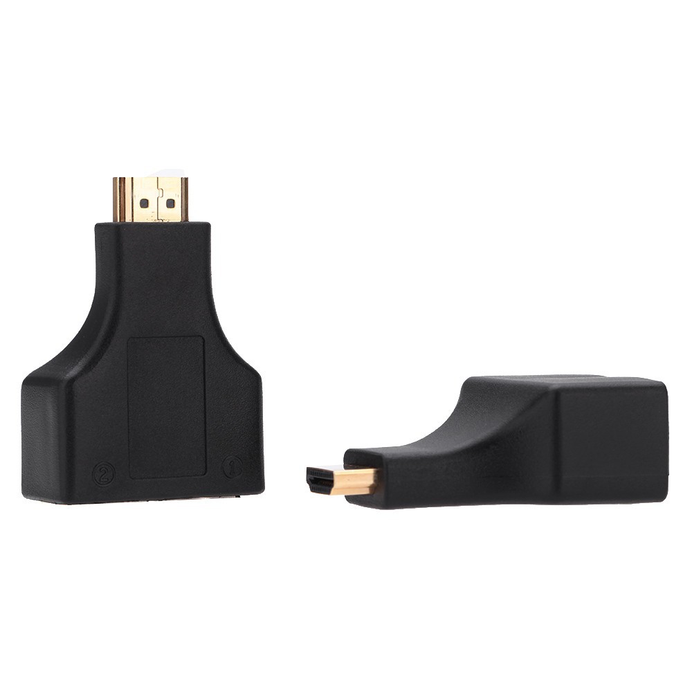 HDMI デュアル RJ45 CAT5E CAT6 1080P 30m エクステンダー リピーター コンバーター