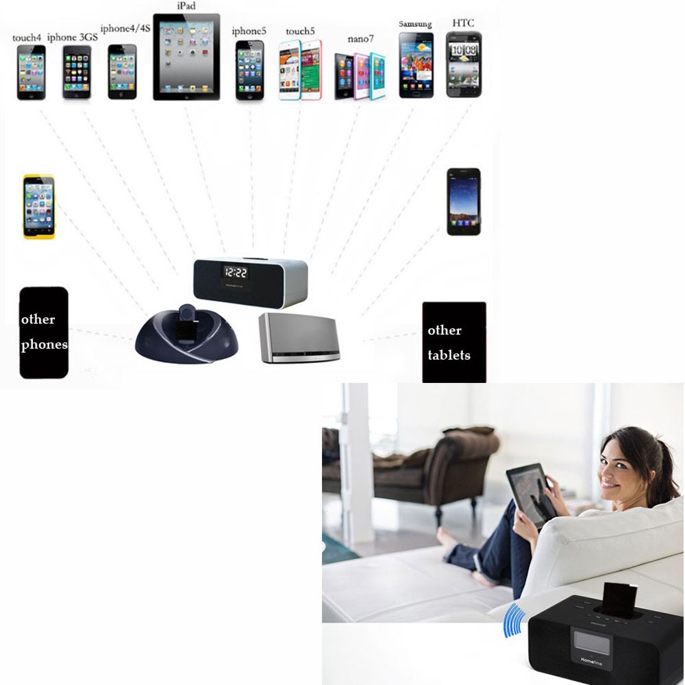 Bluetooth 30Pin A2DP オーディオレシーバー