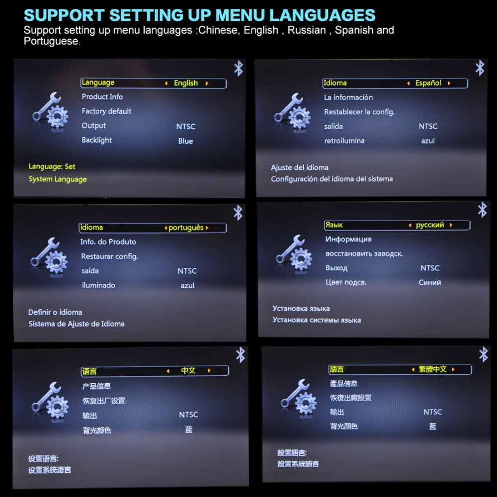 4.1インチTFT液晶スクリーン Bluetooth ハンズフリー カーステレオ MP3 動画プレーヤー microSDカード/USB/AUXポート