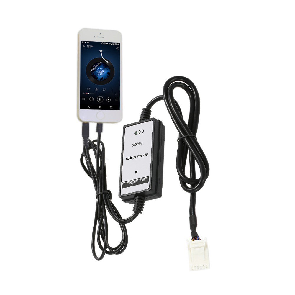 TOYOTA 対応 Lightning Aux-in インターフェイス 増設アダプター