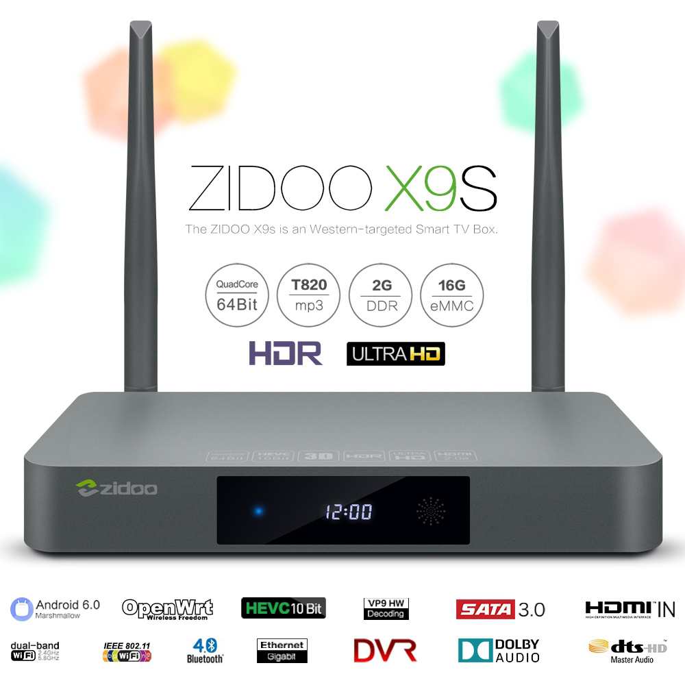 Zidoo X9S Android 6.0 アンドロイド テレビ