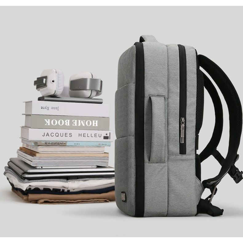 MarkRyden トラベル バックパック 15インチノートパソコン USB充電ポート 防水ファブリック素材