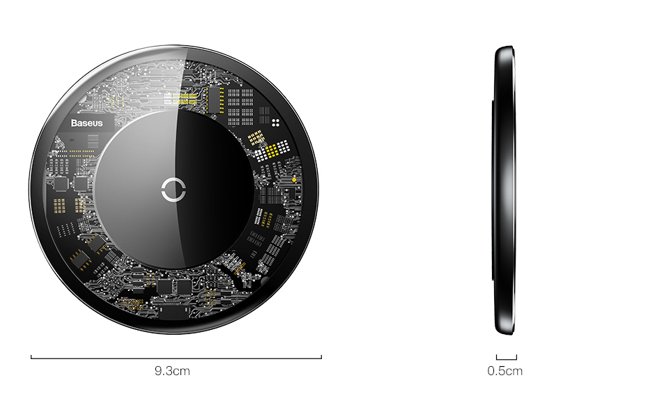 10W スケルトン Qi ワイヤレス充電器 iPhone Android スマートフォン