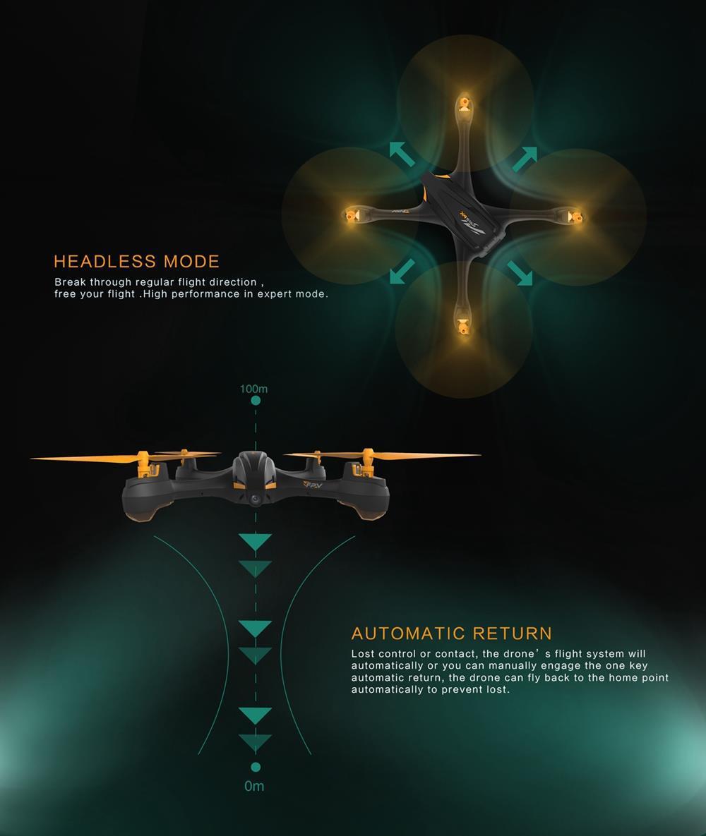 Hubsan H507D X4 STAR クアッドコプター5.8G FPV 720P HDカメラ GPSフォローミーモード