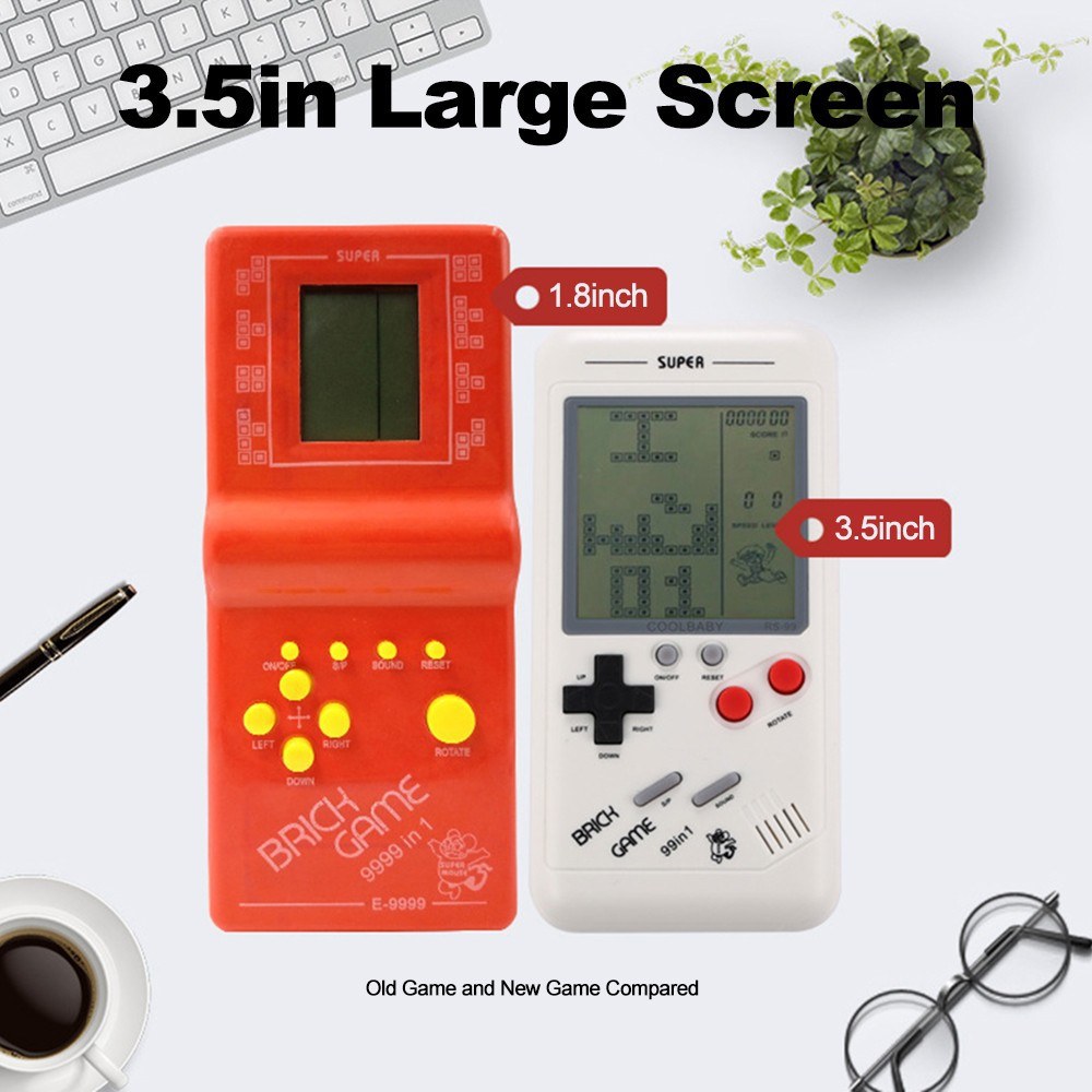 26種 3.5インチ液晶 ハンディー レトロブロックゲームコンソール