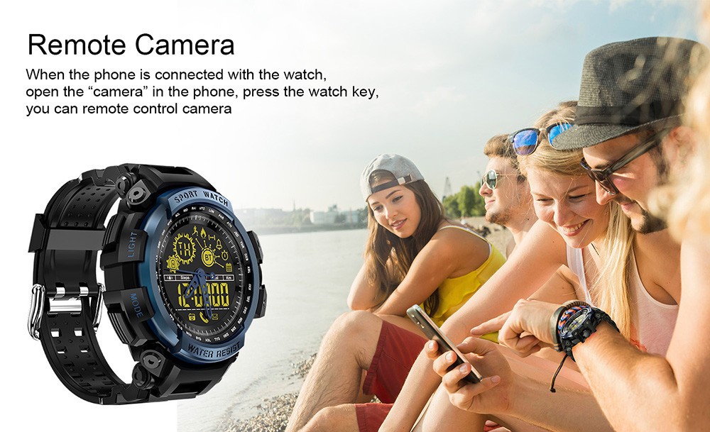 LEMFO LF21 Bluetooth スポーツモニターウオッチ 5気圧防水 歩数計 リマインダー