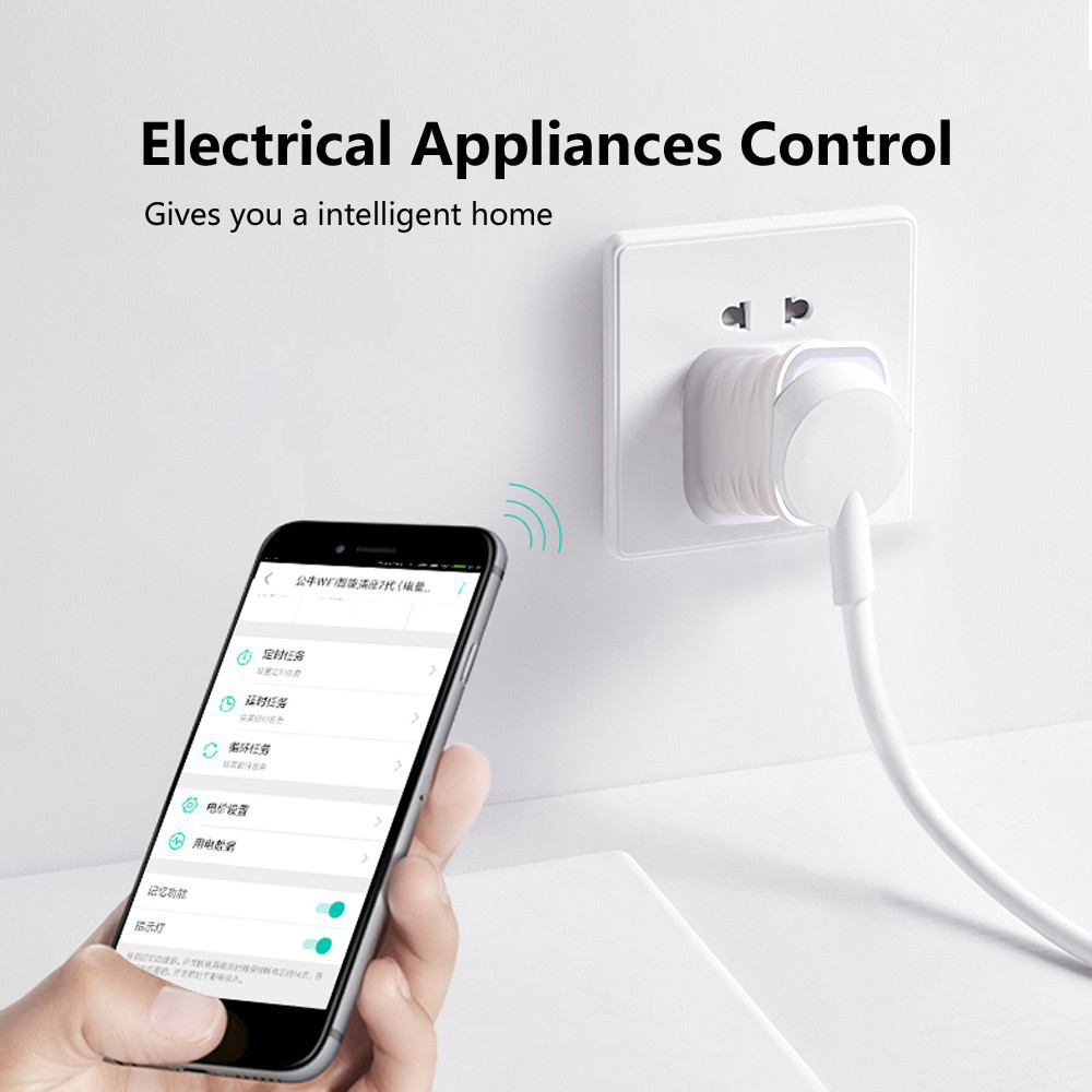 インテリジェント Wi-Fi スマートプラグ コンセント iOS Android Amazon Alexaコントロール