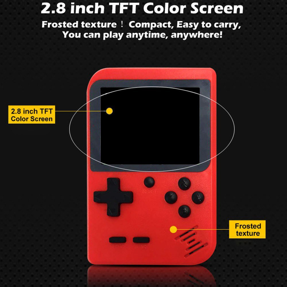 ポータブル 8ビット 168レトロ ゲームコンソール 2.8インチ液晶画面