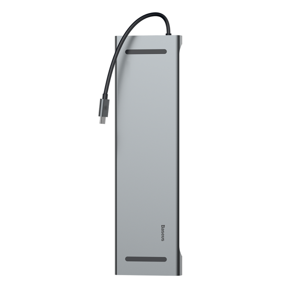 10in1 USB Type-C to HDMI VGA USB 3.0 RJ45イーサーネット SD/microSDカード オーディオ出力 ベースステーション - 画像 (4)