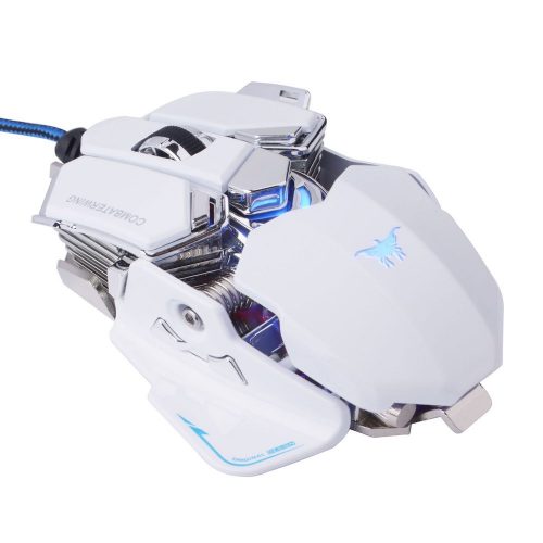 Combaterwing 10プログラムボタン USB 光学式 ゲーミングマウス 1000, 2500, 3500, 4800DPI対応