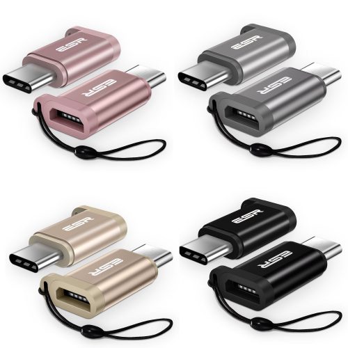 micro USB → USB-C コネクター変換アダプター