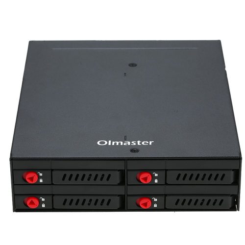 5.25インチ ドライブベイ内蔵対応 2.5インチ ハードディスク/ SSD 4ベイ メタルモバイルラック