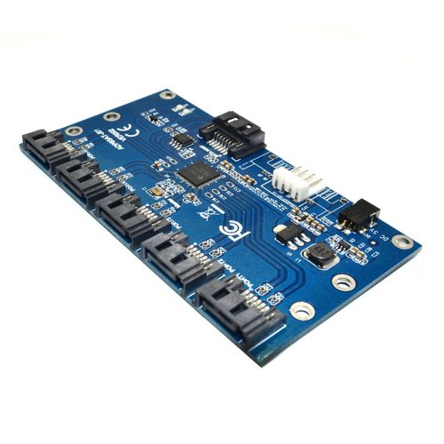 5 SATA増設ボード ハブ マルチプライヤーライザーアダプターカード