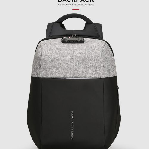 MarkRyden TSAロックデザイン バックパック 15.6インチノートパソコン USB充電ポート 防水素材