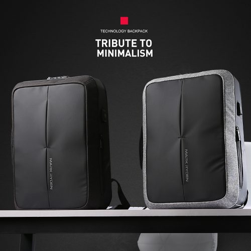 MarkRyden TSA ロックデザイン トラベルバックパック 15.6インチノートパソコ ン USB充電ポート 防水素材