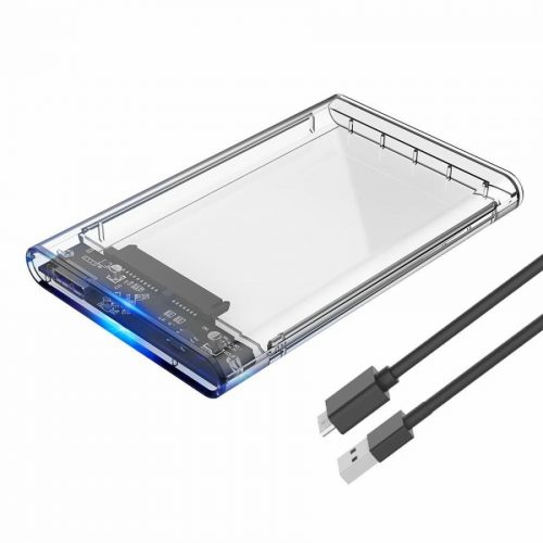 USB 3.0 SATA 2.5インチ スケルトン HDD/SSD ケース