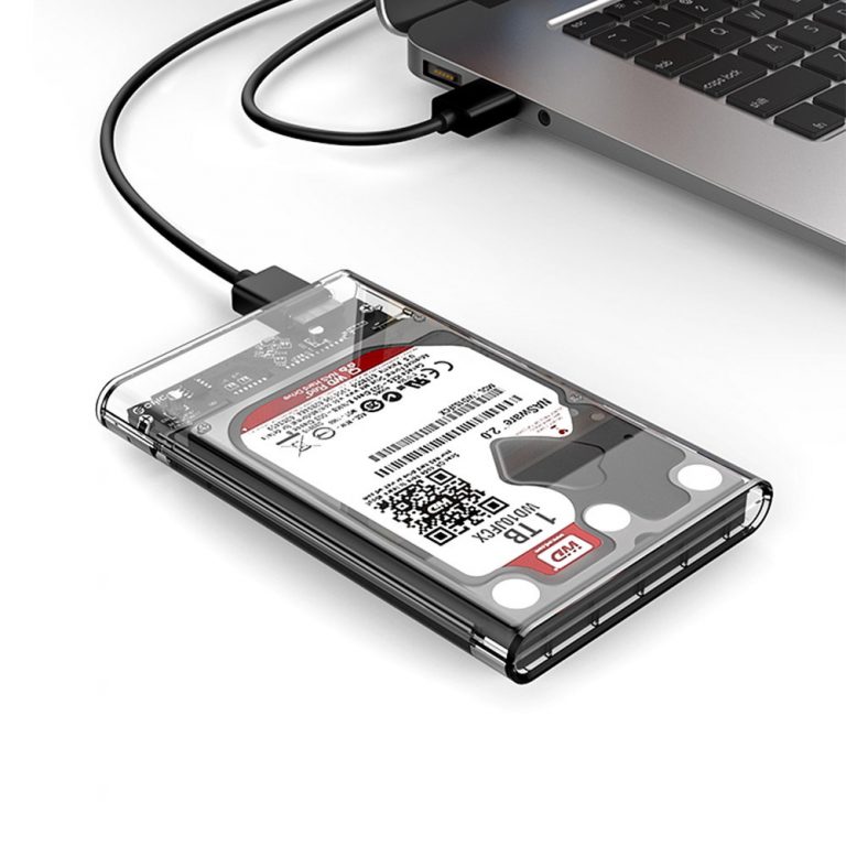 USB TypeC 2.5インチ SATA III ハードディスク SSD クリアーケース Disk House