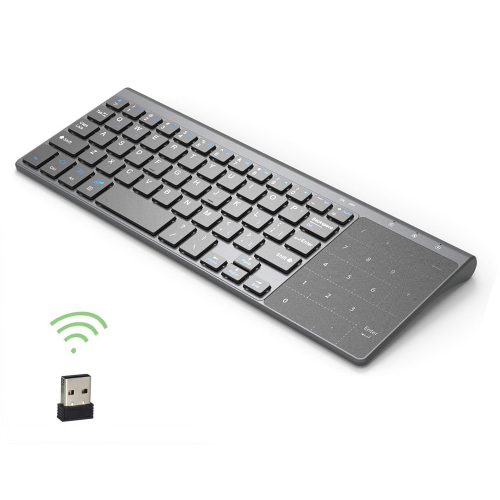 2.4GHz ワイヤレスキーボード タッチパッド /テンキー切り替え