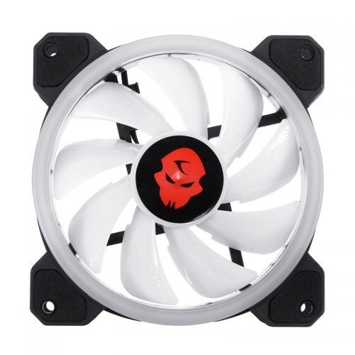 デスクトップPC用 LEDライト付き 120mm 冷却ファン RGB色調節対応