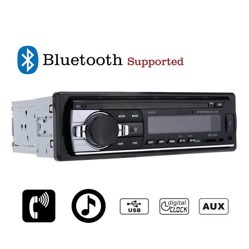 Bluetooth ハンズフリー オーディオレシーバー カーステレオ MP3プレーヤー SDカード/USBポート
