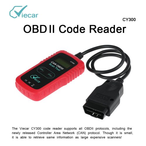 Viecar CY300 OBDII 車両診断 スキャナー コードリーダー
