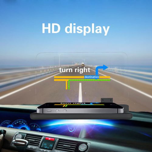 ユニバーサル フロントウィンドウヘッドアップディスプレイ(HUD) GPS HD反射プロジェクター