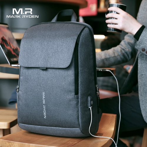 Mark Ryden スクール バックパック 15インチノートパソコン USB充電ポート 防水ファブリック素材
