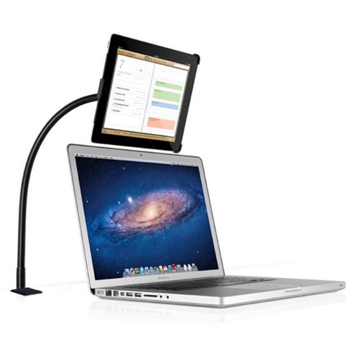 Apple iPad対応アジャスタブルマルチアングルスチールマウントホルダー