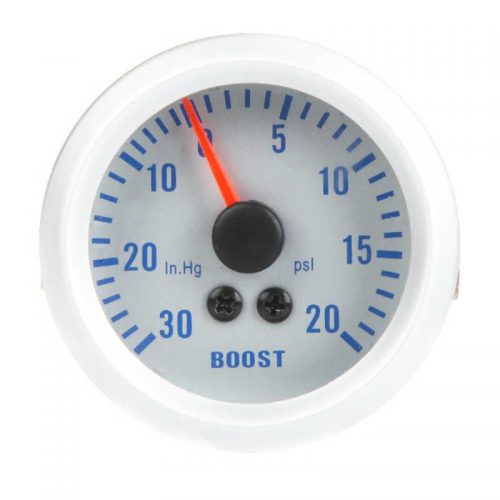 52mm アナログ ターボブーストメーター 0~30in.Hg / 0~20PSI
