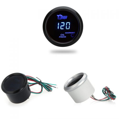 ドラゴンゲージ 52mm デジタル LED 油圧計 0~120PSI