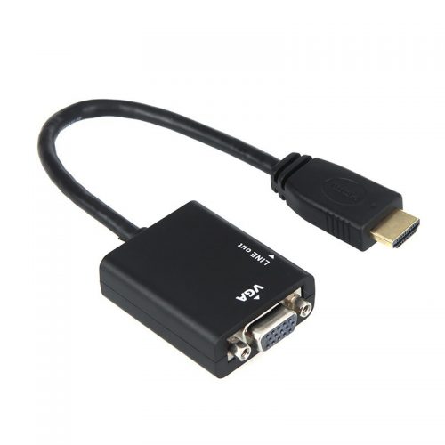 HDMI VGAビデオコンバーター 3.5mmオーディオ出力対応
