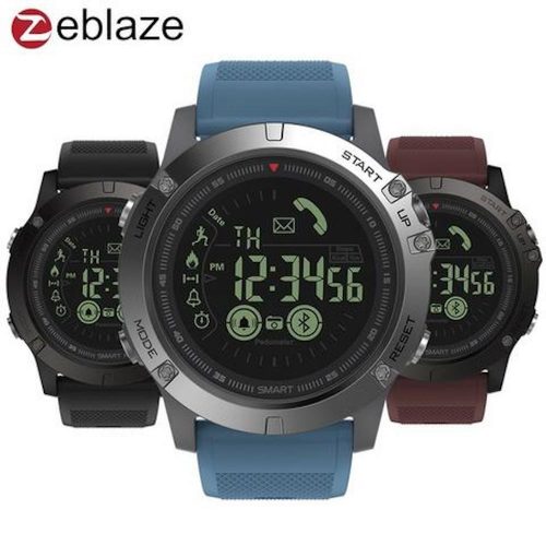 Zeblaze VIBE 3 スポーツ スマートウォッチ 歩数計、着信＆メッセージ通知、ソーシャルシェアリング