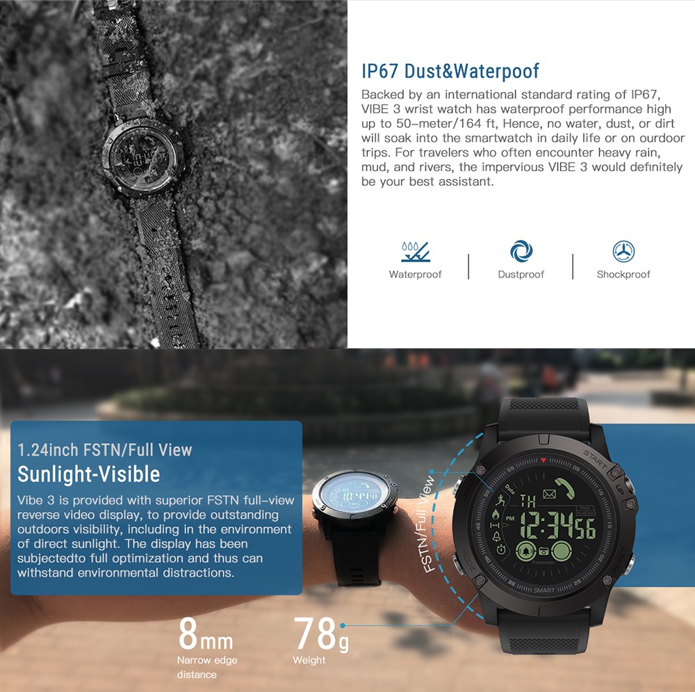 Zeblaze vibe 3 online gps smartwatch
