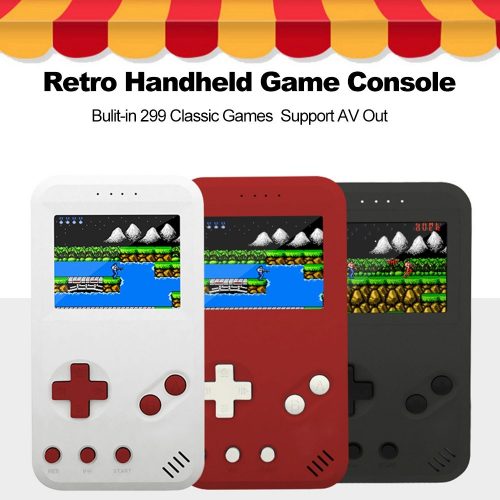 ハンディー レトロゲームコンソール 299クラシックゲーム内蔵