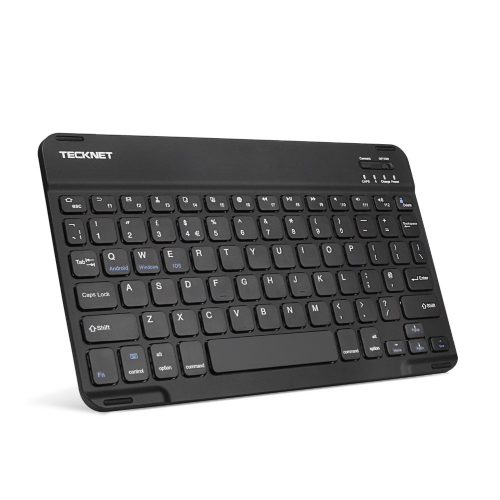 薄型 6mm Bluetooth ワイヤレスキーボード UKキーモデル Mac Windows Android iOS