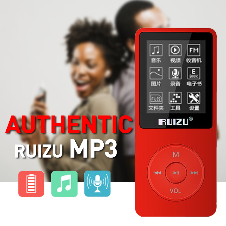 Ruizu X02 MP3 MP4 音楽・動画プ レーヤー 8GB - Disk House