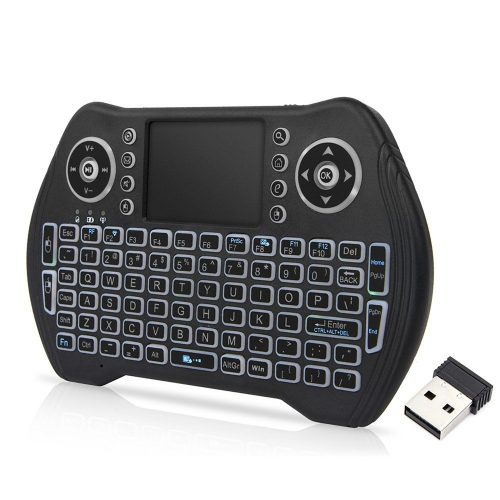 2.4GHz ワイヤレスキーボード + タッチパッド 3色バックライト