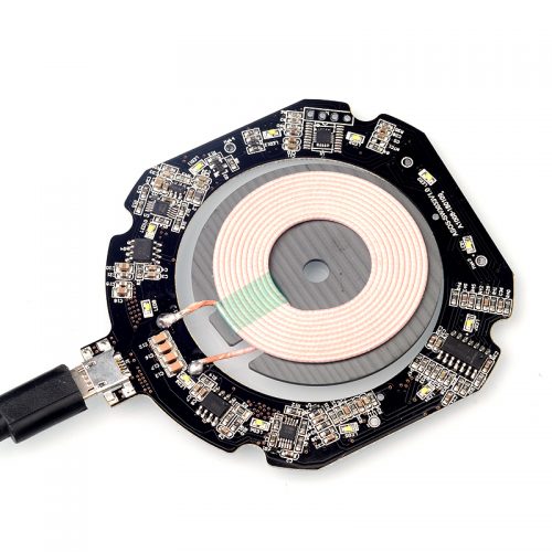 Qi 10W ワイヤレスチャージ PCBAボード 回路基板 microUSBポート充電 DIYキット