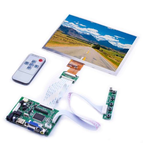 8インチ TFT液晶ディスプレイモジュールキット リモコン付き