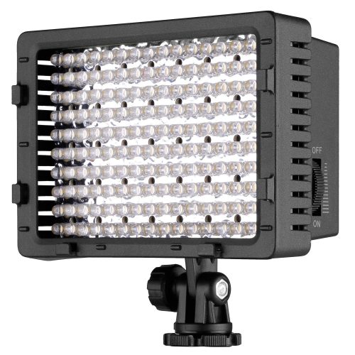 160 LED ビデオライト 一眼レフカメラ ホットシュー対応