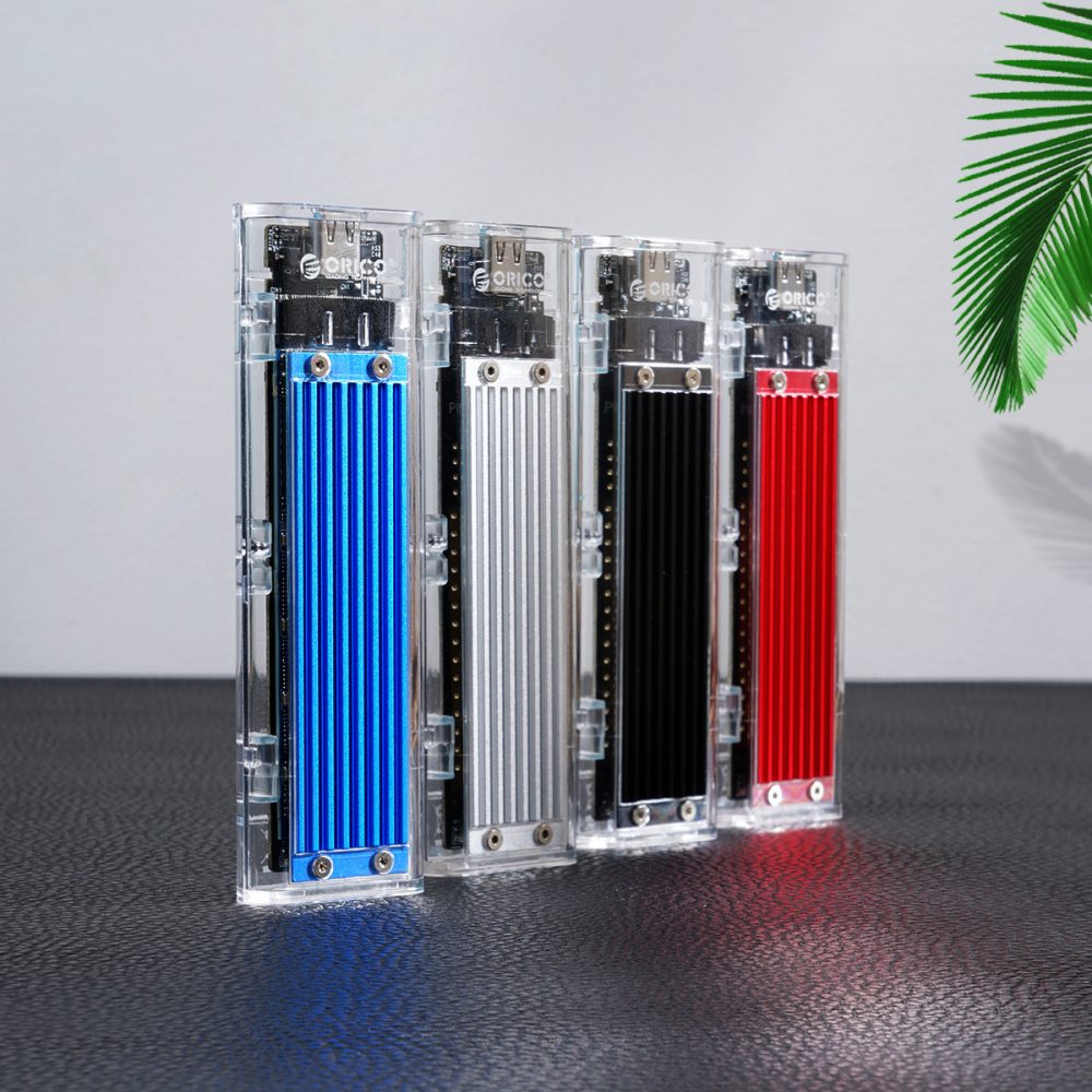 NVME M-Key M.2 SSD スケルトンケース 10Gbps USB Type-C - 画像 (7)