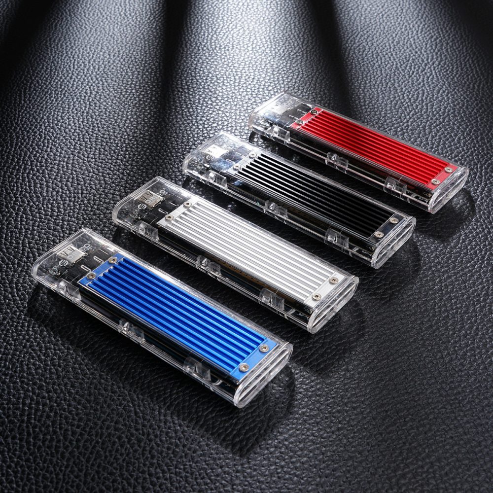NVME M-Key M.2 SSD スケルトンケース 10Gbps USB Type-C - 画像 (8)