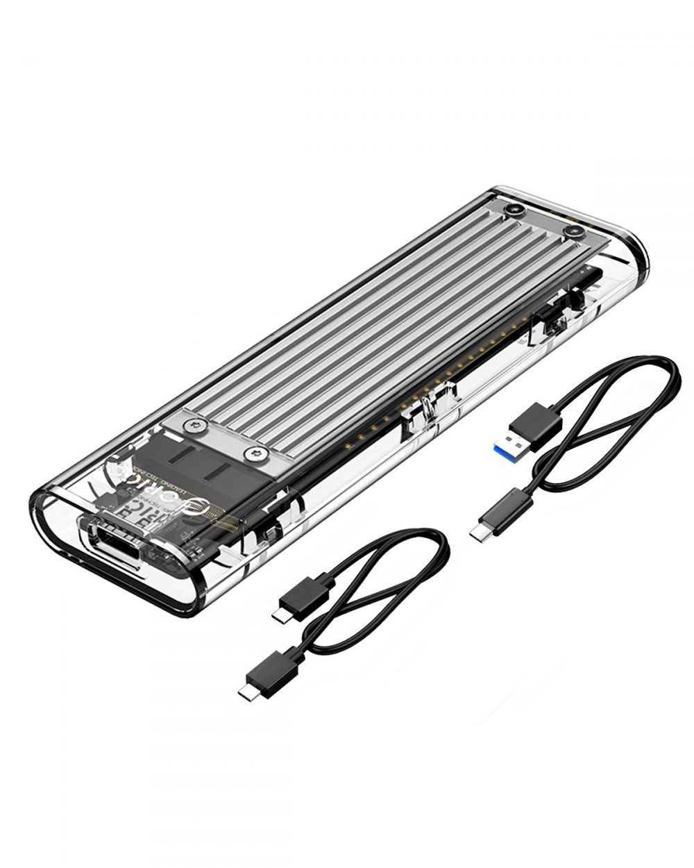NVME M-Key M.2 SSD スケルトンケース 10Gbps USB Type-C - 画像 (6)