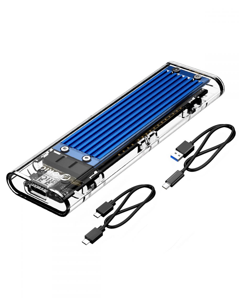 NVME M-Key M.2 SSD スケルトンケース 10Gbps USB Type-C - 画像 (5)