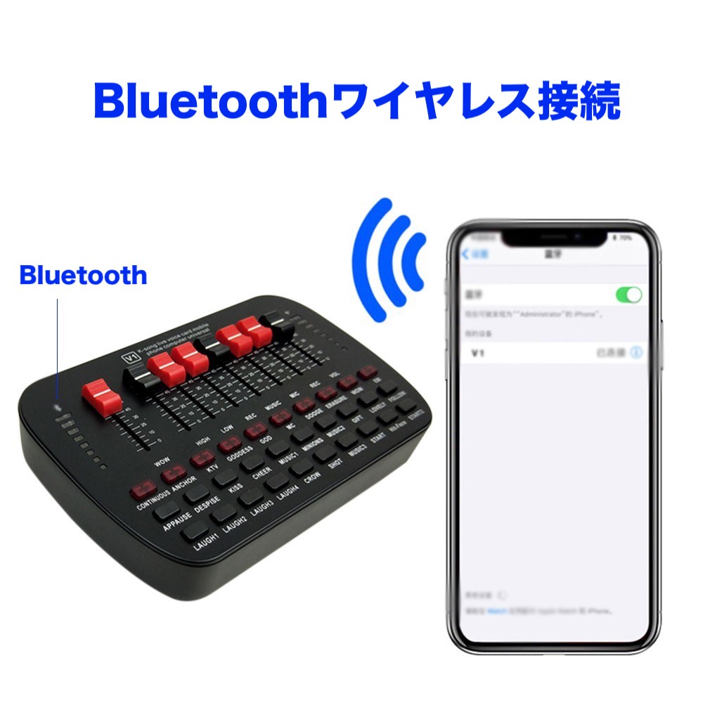 Bluetoothワイヤレス接続