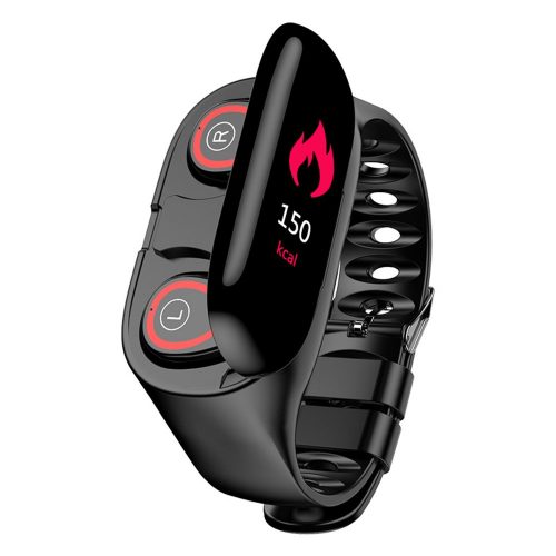 Bluetooth 完全ワイヤレスイヤホンつき 心拍 スマートウオッチ